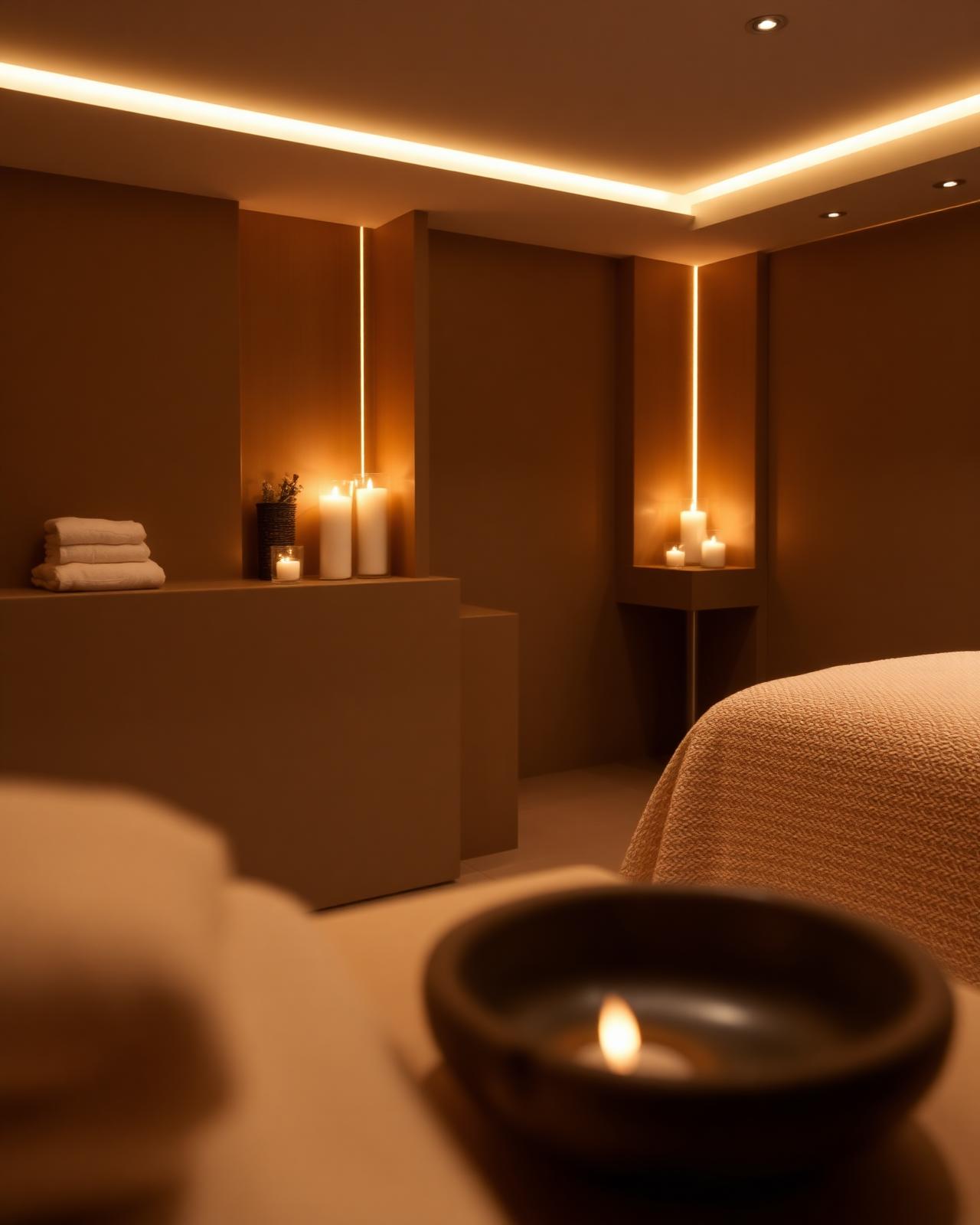 Spa treatment room
